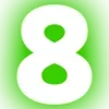 8️⃣ Эмодзи «Minimalism #font #color #green» для Telegram