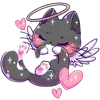 🐈‍⬛ Эмодзи «Stylistic #cute #animals» для Telegram