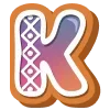 ❄️ Эмодзи «Пряничный Алфавит» для Telegram