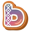 ❄️ Эмодзи «Пряничный Алфавит» для Telegram