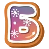 ❄️ Эмодзи «Пряничный Алфавит» для Telegram