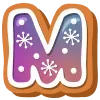 ❄️ Эмодзи «Пряничный Алфавит» для Telegram