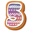 ❄️ Эмодзи «Пряничный Алфавит» для Telegram