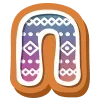 ❄️ Эмодзи «Пряничный Алфавит» для Telegram