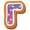❄️ Эмодзи «Пряничный Алфавит» для Telegram