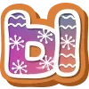 ❄️ Эмодзи «Пряничный Алфавит» для Telegram