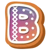 ❄️ Эмодзи «Пряничный Алфавит» для Telegram