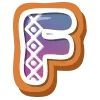 ❄️ Эмодзи «Пряничный Алфавит» для Telegram