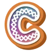 ❄️ Эмодзи «Пряничный Алфавит» для Telegram