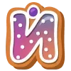 ❄️ Эмодзи «Пряничный Алфавит» для Telegram