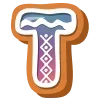 ❄️ Эмодзи «Пряничный Алфавит» для Telegram