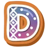 ❄️ Эмодзи «Пряничный Алфавит» для Telegram