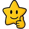 👍 Эмодзи «❤ Набор эмоджи с эмоциями звёздочек» для Telegram