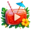 🤩 Эмодзи «Буквы и летние иконки» для Telegram