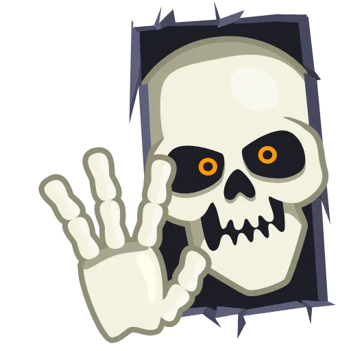 👋 Эмодзи «Skull #emoji» для Telegram