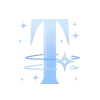 🧊 Эмодзи «Голубые буквы, разделители» для Telegram