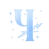 🧊 Эмодзи «Голубые буквы, разделители» для Telegram