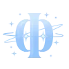 🧊 Эмодзи «Голубые буквы, разделители» для Telegram