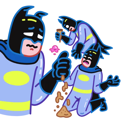 🥺 Эмодзи «Sad Batman» для Telegram