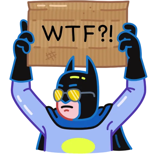 🤨 Эмодзи «Sad Batman» для Telegram