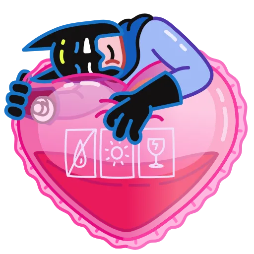 ❤️ Эмодзи «Sad Batman» для Telegram