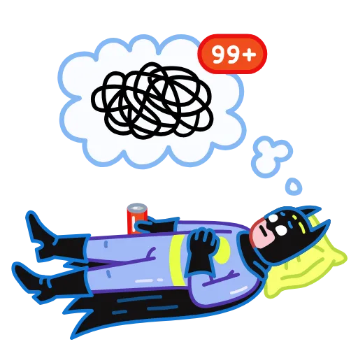 😵‍💫 Эмодзи «Sad Batman» для Telegram