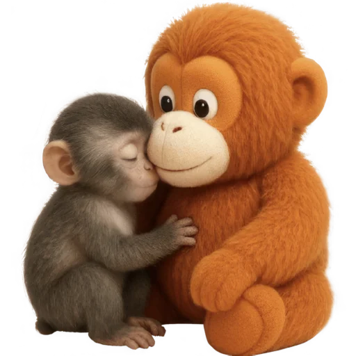 😘 Стикер «Грустно жить обезьяной» для Telegram