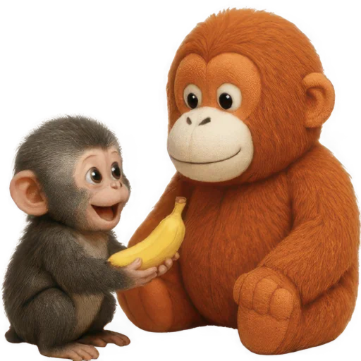 🍌 Стикер «Грустно жить обезьяной» для Telegram