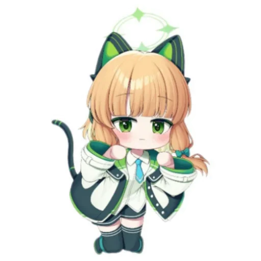 😊 Стикер «Saiba Midori» для Telegram
