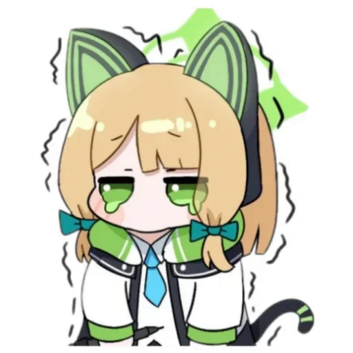 😢 Стикер «Saiba Midori» для Telegram