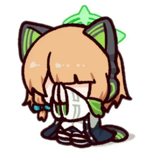 🙏 Стикер «Saiba Midori» для Telegram