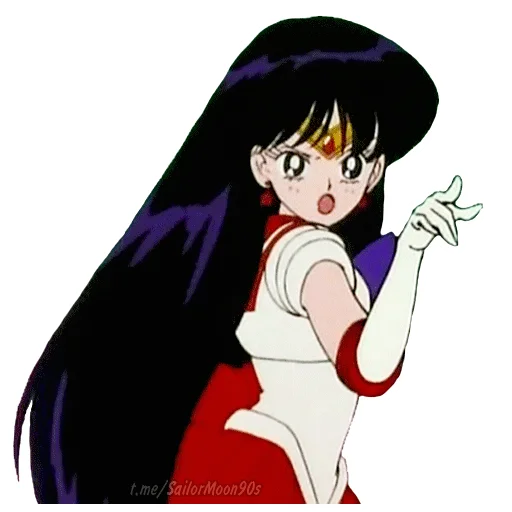 👉 Стикер «Rei Hino Sailor Mars» для Telegram