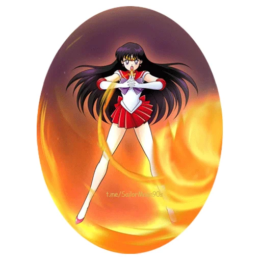 🔥 Стикер «Rei Hino Sailor Mars» для Telegram