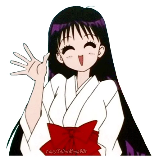 👋 Стикер «Rei Hino Sailor Mars» для Telegram