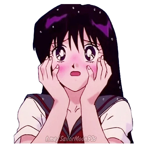 🥺 Стикер «Rei Hino Sailor Mars» для Telegram