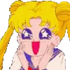 🤩 Эмодзи «Sailor Moon - эмоджи Сэйлор Мун» для Telegram