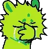 😔 Эмодзи «saint D» для Telegram