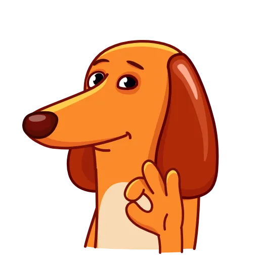 👌 Эмодзи «Salchicha Dog» для Telegram