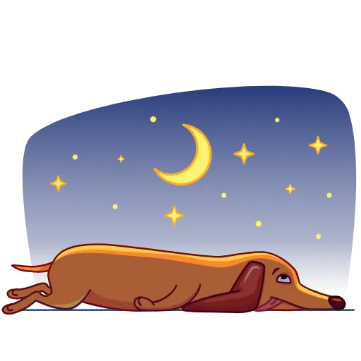 😴 Эмодзи «Salchicha Dog» для Telegram