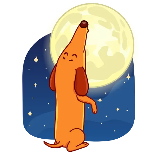 🥱 Эмодзи «Salchicha Dog» для Telegram