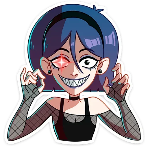 👹 Стикер «Саманта без надписей» для Telegram