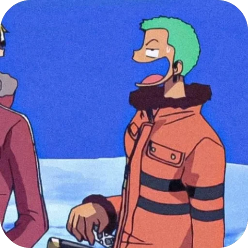 🫥 Стикер «Sanji and Zorо» для Telegram