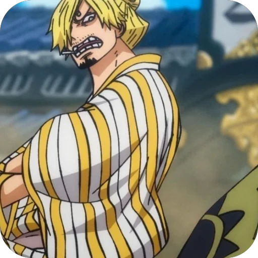 🫥 Стикер «Sanji and Zorо» для Telegram