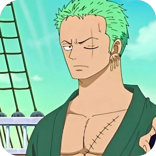 🫥 Стикер «Sanji and Zorо» для Telegram