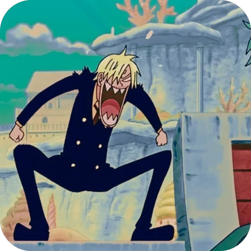 🫥 Стикер «Sanji and Zorо» для Telegram