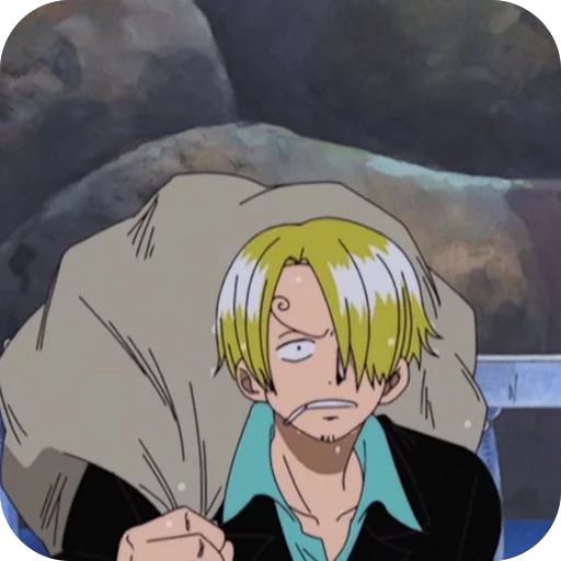 🫥 Стикер «Sanji and Zorо» для Telegram