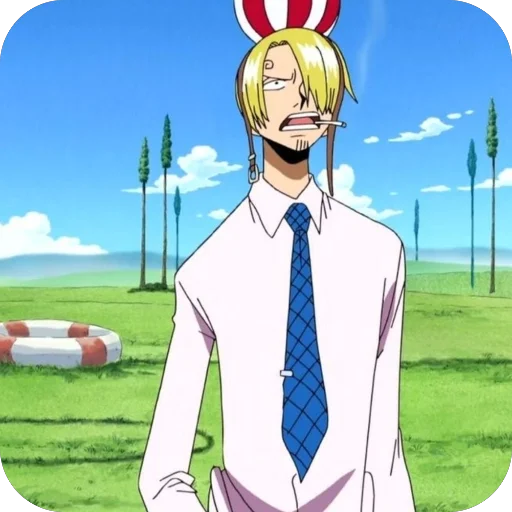 🫥 Стикер «Sanji and Zorо» для Telegram