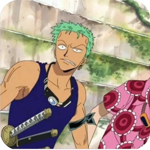 🫥 Стикер «Sanji and Zorо» для Telegram