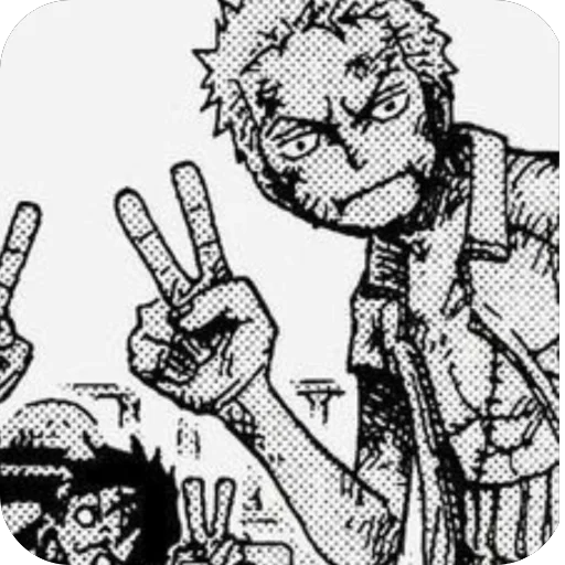 🫥 Стикер «Sanji and Zorо» для Telegram