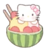 🍉 Эмодзи «𝓈𝒶𝓃𝓇𝒾𝑜 𝓎𝓊𝓂𝓂𝓎» для Telegram